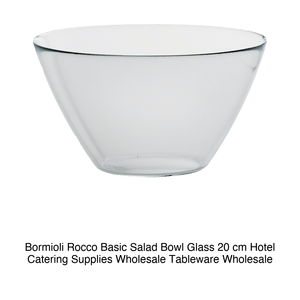 Bol à salade en verre basique Ø 20 cm Bormioli Rocco - Product Image 2