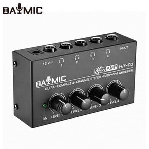 Amplificador de Auriculares Profesional OEM de Fábrica, Mini HA400, 4 Canales, Amplificador de Auriculares de Monitoreo, Portátil, Alta Calidad - Product Image 5