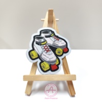 Vente en gros de patchs cousus avec logo personnalisé Quantité en vrac avec crochet et boucle Design mignon Patchs tissés personnalisés