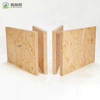 Panneau OSB imperméable de 18 mm avec colle E1, sans formaldéhyde, panneau stratifié structurel pour la construction de murs, de toitures et de charpentes, garantie de 3 ans