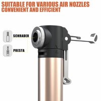 Pompe à vélo de montagne BAIMEI mini légère haute pression avec valve 120 PSI pour accessoires de gonflage de pneus de vélo