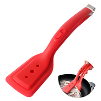 Gadgets de cuisine Spatule à œuf en silicone en acier inoxydable 430 lavable au lave-vaisselle