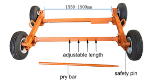 Xe Jack xe mover <span class=keywords><strong>Tow</strong></span> Dolly phổ di chuyển công cụ bánh xe kéo Trailer 12 thép sửa chữa ô tô công cụ - Product Image 3