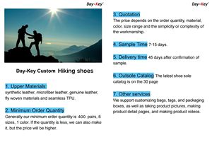 Fournisseur Personnalise Chaussures de randonnée de haute qualité durables pour la randonnée en montagne pour hommes - Product Image 2