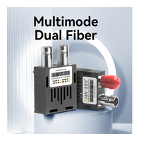 Módulo de Fibra Óptica Dual GIANTECH GT-MX130-T3 1X9, Conector ST, 2M, Bajo Consumo de Energía, 1310nm, 2KM, Multimodo, Suministro de Fábrica