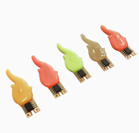 Lampes à bougie LED COB 3V 2200K Filament Ampoule décorative Accessoires de lampe torche