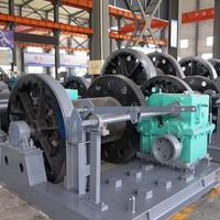 Treuil de mineurier JZA, capacité de charge 10T, 1500m pour puits verticaux et puits inclinés