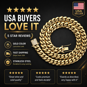 <span class=keywords><strong>Cadena</strong></span> Cubana YYN Monaco para <span class=keywords><strong>Hombre</strong></span>, Estilo Hip Hop, 6-18MM, <span class=keywords><strong>Cadena</strong></span> de Acero Inoxidable Miami, Chapada en Oro de 18K, con Incrustaciones de Diamantes - Product Image 6