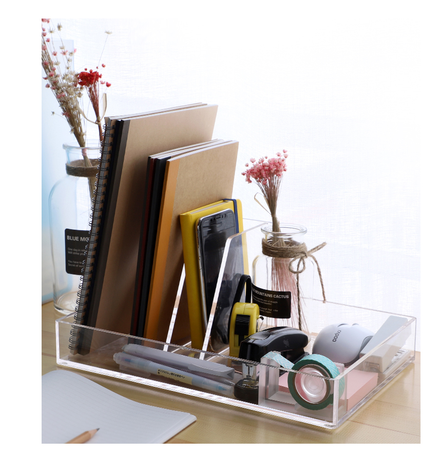 Полка для документов прозрачная индивидуальная Настройка A5 Толстая креативная Многофункциональная офисная полка для офисных документов