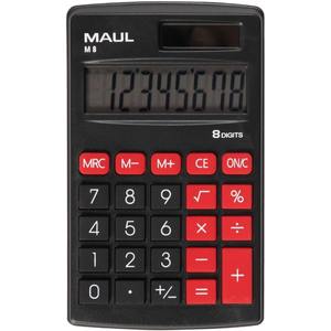 เครื่องคิดเลขพกพา M8 สีดำ - Product Image 1