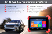Programmeur de clés de voiture X100 Pad original, scanner OBD2 [Choix professionnel / Version mondiale]