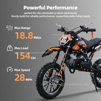 Modèle 2026 Moto tout-terrain 49cc 2 temps Mini Pit Bike 40Km/H Moto tout-terrain à essence pour enfants