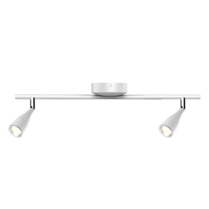 Lámpara de pared LED blanca de 4000K con cuerpo de vidrio de 9W (2x4,5 W), Luz de mazorca decorativa moderna, IP65, para interiores, para uso en hoteles y hogares, de 4,5 W - Product Image 1