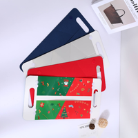 Sac en papier de luxe personnalisé pour cadeaux de Noël, emballage de bougies, carton blanc 350 g/m², poignées découpées, impression laminée, faible MOQ