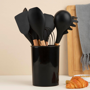 Utensilios de Cocina de Silicona al por Mayor, Personalizados OEM, de Grado Alimenticio, Ecológicos, Certificados por la FDA/LFGB, No Tóxicos, con Impresión de Logotipo - Product Image 2