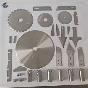 Cuchillo de corte de pollo de acero inoxidable de tamaño personalizado para línea de producción de matadero componente central en máquina de alimentos - Product Image 1