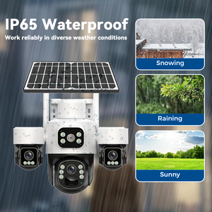 O-KAM <span class=keywords><strong>3</strong></span> объектива с <span class=keywords><strong>3</strong></span> экранами, Солнечная камера 9 МП 4 г SIM-карты, камера PTZ с 8 Вт солнечной панелью, батарея 8000 мАч для домашней безопасности - Product Image 6