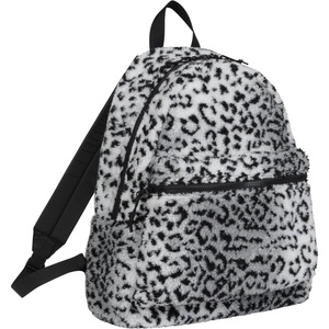 Faux Fur Lambsool Sherpa <strong>Leopard</strong> Fleece <strong>Backpack</strong> for Teenager Furry Fluffy <strong>Backpack</strong> Student Casual <strong>Backpack</strong> Plush School Bag - Product Image 4