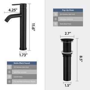 Récipient rond en verre avec drain escamotable <span class=keywords><strong>de</strong></span> 17 pouces en verre trempé argenté Lavabo <span class=keywords><strong>de</strong></span> salle <span class=keywords><strong>de</strong></span> bain en forme <span class=keywords><strong>de</strong></span> <span class=keywords><strong>bateau</strong></span> Éviers à bol à montage supérieur - Product Image 5