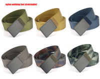 Ceinture tactique en Nylon pour homme, accessoire d'extérieur de haute qualité, unisexe, Offre Spéciale, boucle métallique tressée, ceinture décontractée en Nylon