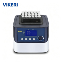 Mezclador Térmico de Laboratorio VIKERI HCM100-Pro con Calentamiento, Enfriamiento y Mezcla, Incubadora Digital Orbital de Baño Seco para Microplacas