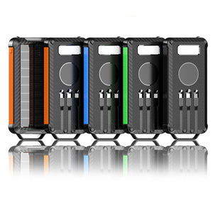 Banque d'énergie solaire extérieure tout-en-un 10000mAh Chargement solaire d'urgence portable avec interface d'entrée micro USB - Product Image 2