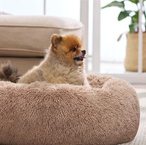High Quality Luxury Fashion Print Super Soft <b>Cat</b> Cushion Washable <b>Plush</b> Fluffy Velvet Portable Breathable All Seasons Pet Carton - Product Image 6