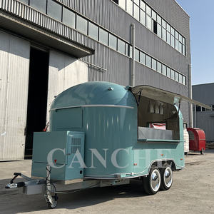 Nuevo Estilo Personalizado de Remolque de Comida Móvil Multifuncional de Acero Inoxidable para Exteriores, Carrito de Hot Dogs y Aperitivos - Product Image 3