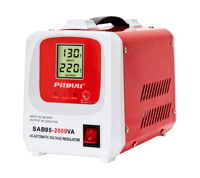 Stabilisateur de tension monophasé SVC avancé, régulateur de tension AC 220V, relais, affichage numérique LCD, modèle SAB pour usage domestique