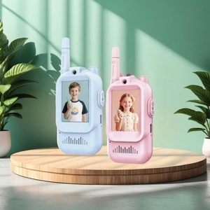 Videoportero para Niños con Pantalla de 2 Pulgadas, Videollamada Bidireccional en Tiempo Real, Alcance de 500 m, Clasificación IP56, Batería de 500-1000 mAh, Frecuencia UHF, Voz - Product Image 1