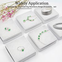 Boîte d'emballage de bijoux en velours de luxe personnalisé en gros d'usine bracelet collier breloques boucles d'oreilles boîtes de bagues à bijoux en cuir