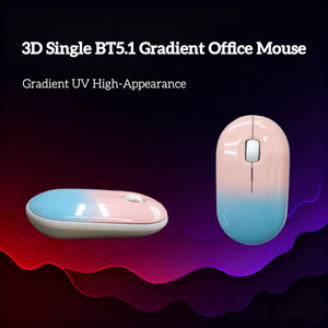 Tùy Chỉnh Đầy Màu Sắc Gradient Màu Đơn Giản <span class=keywords><strong>3D</strong></span> Không Dây Bt Chuột Chơi Game Dpi 1600 Có Thể Điều Chỉnh Siêu Mỏng <span class=keywords><strong>Mini</strong></span> Phẳng Không Trượt Di Động Cho - Product Image 2