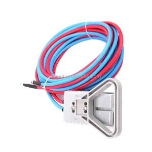 CHENF 2P 50A Length customization Battery Cable Connector Eyelet Terminal Cable Automotive Car Battery Connectors