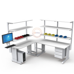 Detall Établi antistatique en forme de L Table de laboratoire électronique Esd Table de laboratoire de technicien - Product Image 2