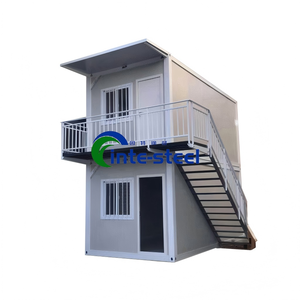 Erweiterbare vorgefertigte faltbare Räder Flat Pack Winziger abnehmbarer solar betriebener Container Home Falt container Tragbares Haus - Product Image 1