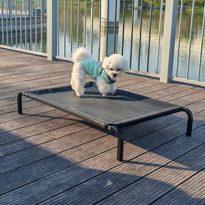 SANQIANG Cama elevada para perros al aire libre Perro de gran tamaño, cuna elevada portátil para interiores y exteriores Cama hamaca para mascotas - Product Image 2