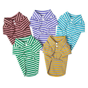 Teddy Bixiong Bo Mei Fa Dou Cat and Small Dog Shirt XS Size Plain Leisure Style for Summer Autumn Walks Spring <strong>Pet</strong> Accessories - Product Image 3