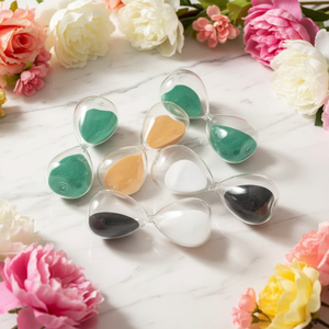 卸売砂時計茶砂タイマー手吹きガラス砂時計5分子供砂時計卓上家の装飾 - Product Image 6