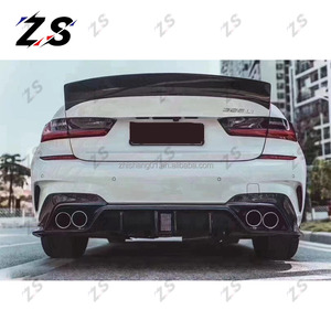 ZS C-Style Carbon Fiber Rear Bumper <strong>Diffuser</strong> <strong>for</strong> BMW G20 M-Sport 3 <strong>Series</strong> 2019+ Rear <strong>Diffuser</strong> - Product Image 6