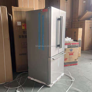 Réfrigérateur double porte Gree Side by Side, refroidissement par ventilateur, argenté, avec poignées de porte, économie d'énergie, 560L - Product Image 3