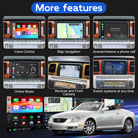 Módulo de Interfaz Inalámbrica Apple CarPlay y Android Auto para Lexus SC430 2001-2010, Actualización de Pantalla Táctil RGB Original