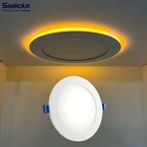 Downlight LED encastré, lumière nocturne 2000K, dimmable, IP44, blanc, SMD, angle de faisceau 110°, CRI80, certifié Energy Star, garantie 3 ans, 5CCT - Product Image 1