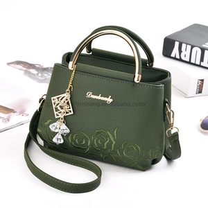Wholesale Fashion Trends Woman Embroidery Messenger <b>Bags</b> Pu Leather Lady Handbags for Women's Handbags - Product Image 5