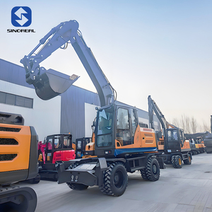 Excavadora Pequeña <span class=keywords><strong>de</strong></span> Ruedas <span class=keywords><strong>de</strong></span> 18 Toneladas, Confiable, Equipada con Cabina para el Conductor, Apta para Construcción Municipal y Obras Viales - Product Image 5