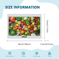 Layar E-ink 7.3 Inci Spectra 6 Warna untuk Signage Retail Interaktif, Layar Keamanan dengan Bluetooth, Bingkai Foto Digital untuk Sistem EAS