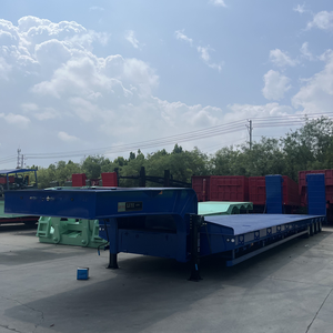Fengniao 3 Axle Steel Lowbed Semi <b>Trailer</b> for Heavy Equipment Transport High Capacity (1001-2000kg) 12.5x2.5x1.5m <b>Trailer</b> - Product Image 3