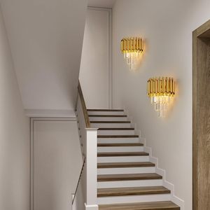 Luxury Creative Crystal Wall Lamp <strong>Light</strong> Aluminum Middle Size for Living <strong>Room</strong> Staircase Bedroom &amp; Bedside Decor for <strong>Amazon</strong> - Product Image 2