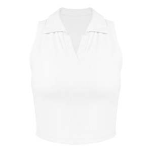 Débardeur de sport pour femme à maintien élevé, anti-chocs, à séchage rapide, respirant, avec col rabattu, pour le fitness et le tennis - Product Image 5