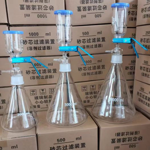 Phòng thí nghiệm Cát Thủy Tinh lõi lọc đơn vị hút dung môi lọc bộ máy với 250 500 1000ml 2L 5L bơm chân không lọc nguồn cung cấp - Product Image 6