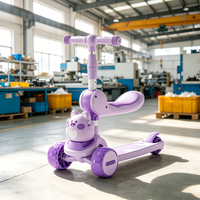AFTFA Vente en gros Tricycle à trois modes, Voiture à pousser, Trottinette pour enfants, pour divertissement extérieur des tout-petits